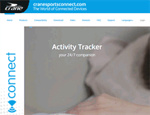 Tablet Screenshot of cranesportsconnect.com